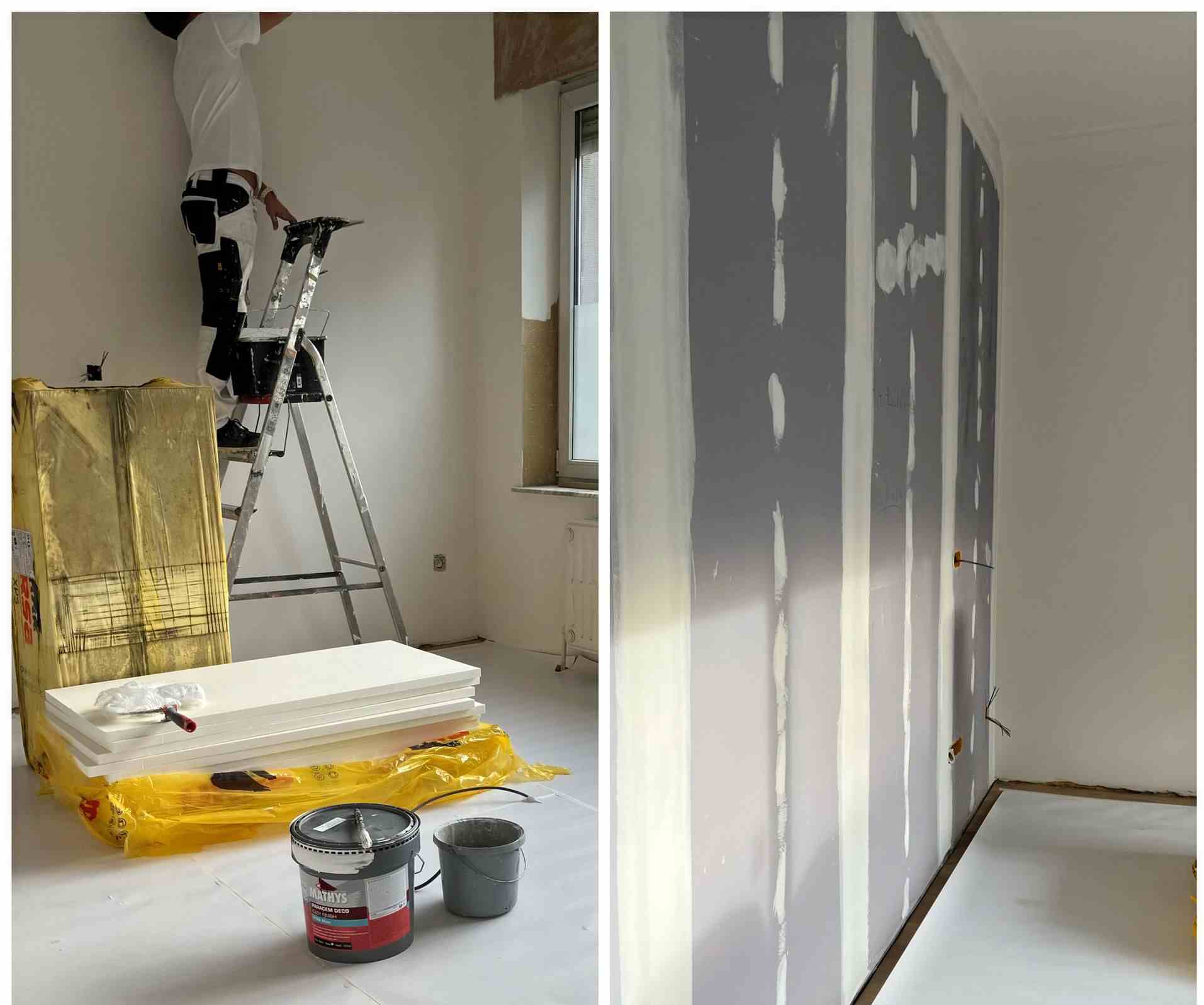 Suivi travaux rénovation cabinet kinésithérapie