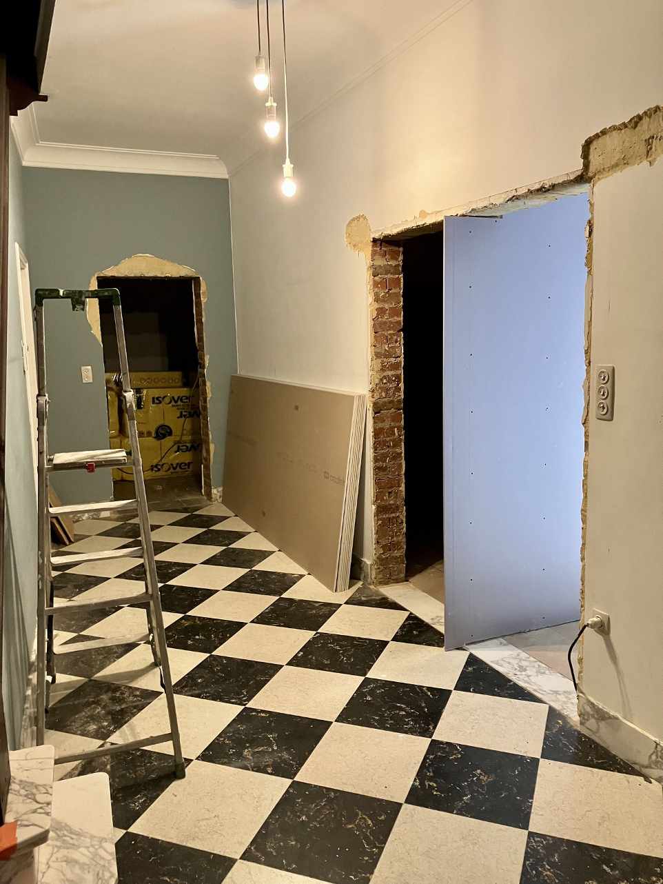 Entrée cabinet médical avant travaux de rénovation