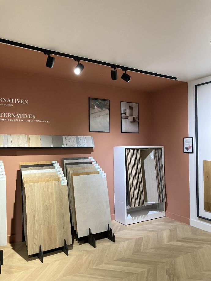 présentation produit magasin