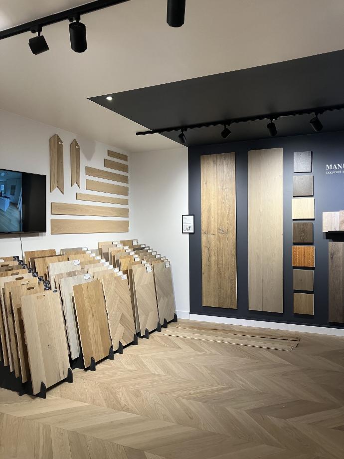 showroom revêtement de sol