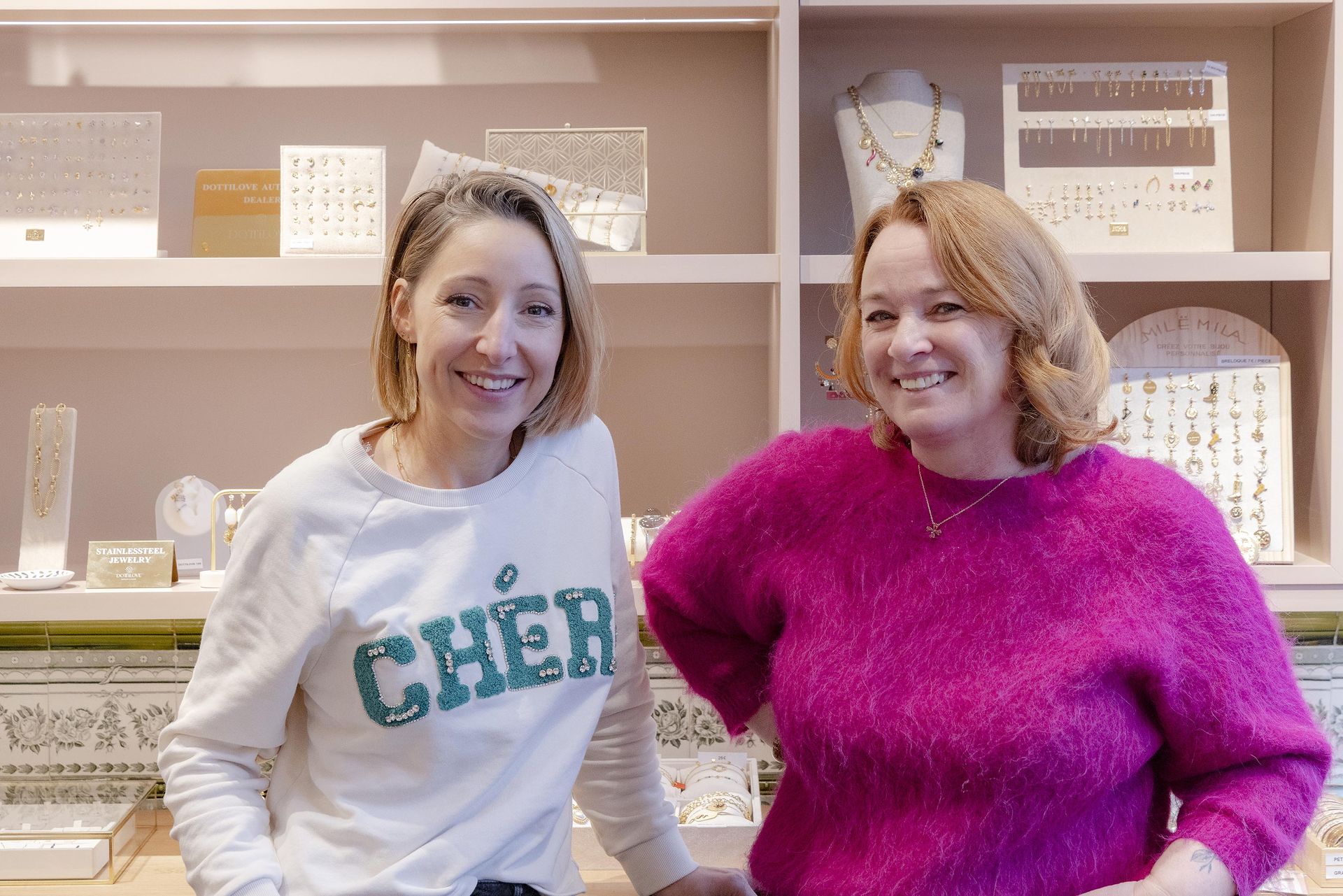 Boutique Les P'tites jolies choses après travaux -  Carole Baltus & Nancy Leclercq